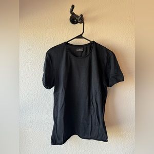 Zara black knit short sleeve shirt. Men’s. Size medium.